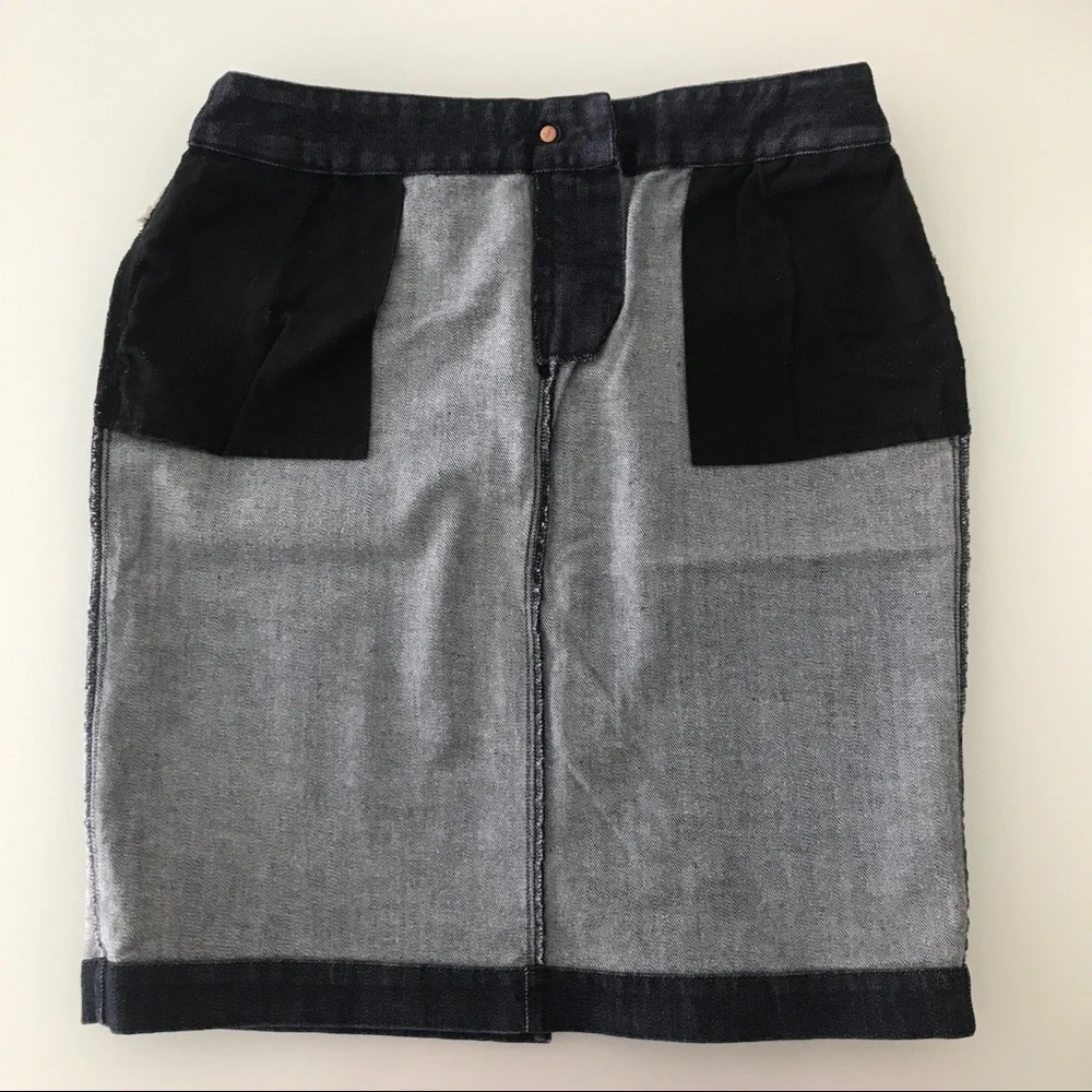 J. Crew Dark Denim Classic Mini Skirt